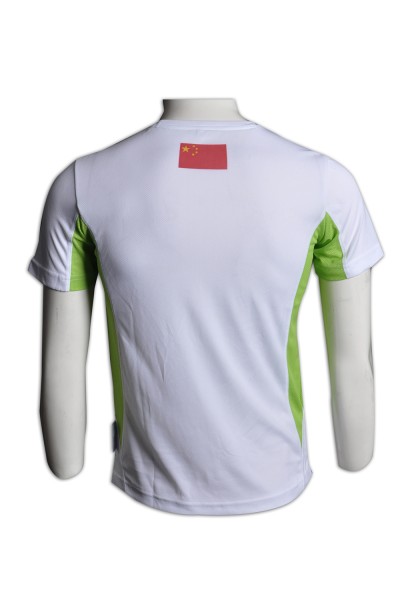 T532 訂造團體活動衫  設計環保tee款式   自製t-shirt專門店    白色 後面照